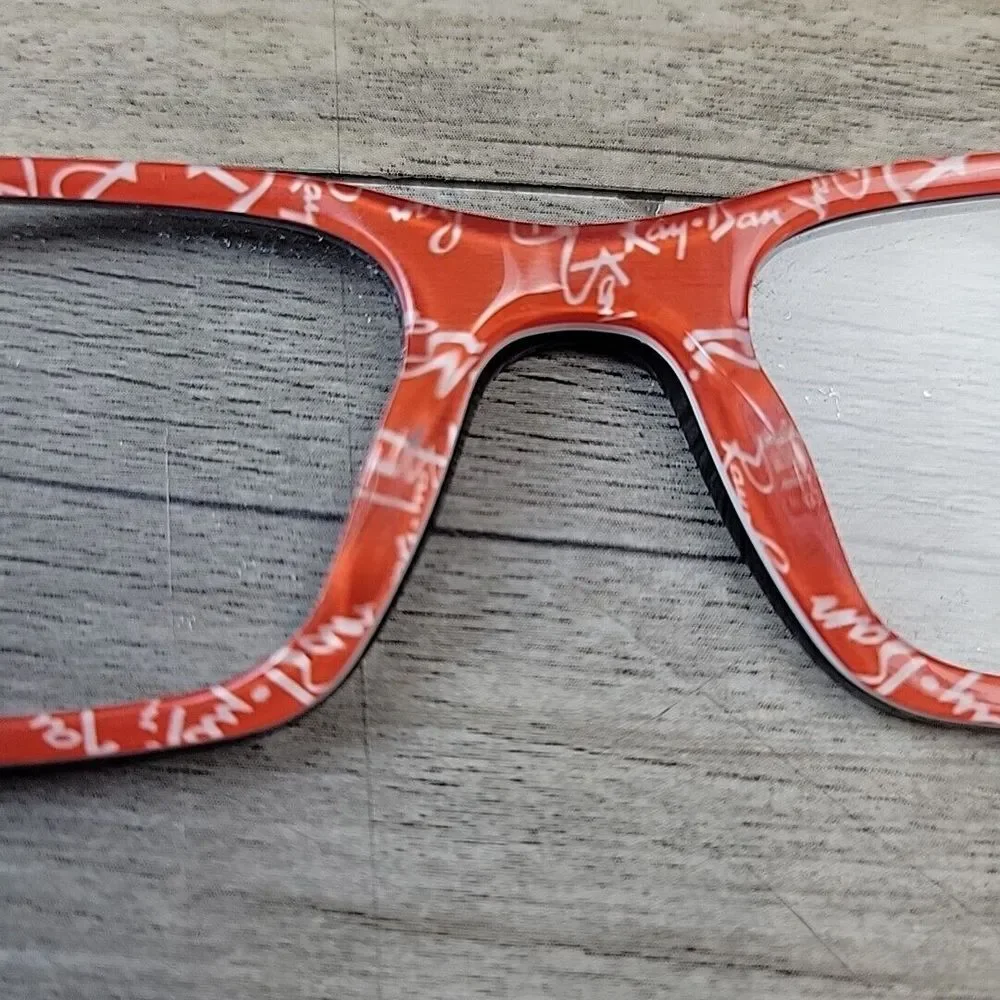 Ray-Ban Eyeglasses RB 5206 2479 52-18 140 MM Black Red FRAMES ONLY‎